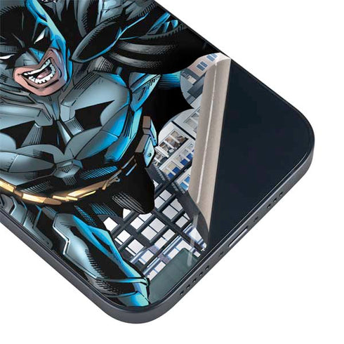 DC Comics Batman Dark Knight Comic Art Action Pose iPhone 14 Plus Skin